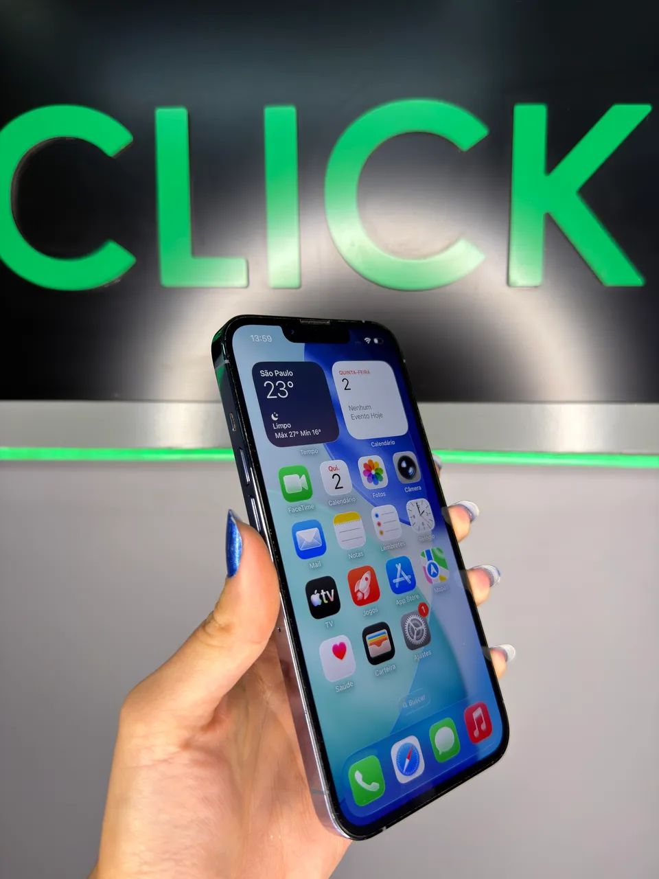 iPhone 13 Pro 256gb - Até 18x no cartão  - Foto 3