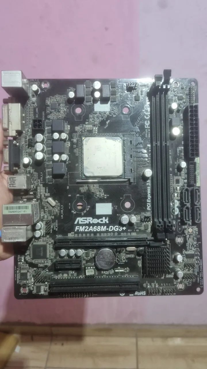 Placa com com amd A8-7600k Series