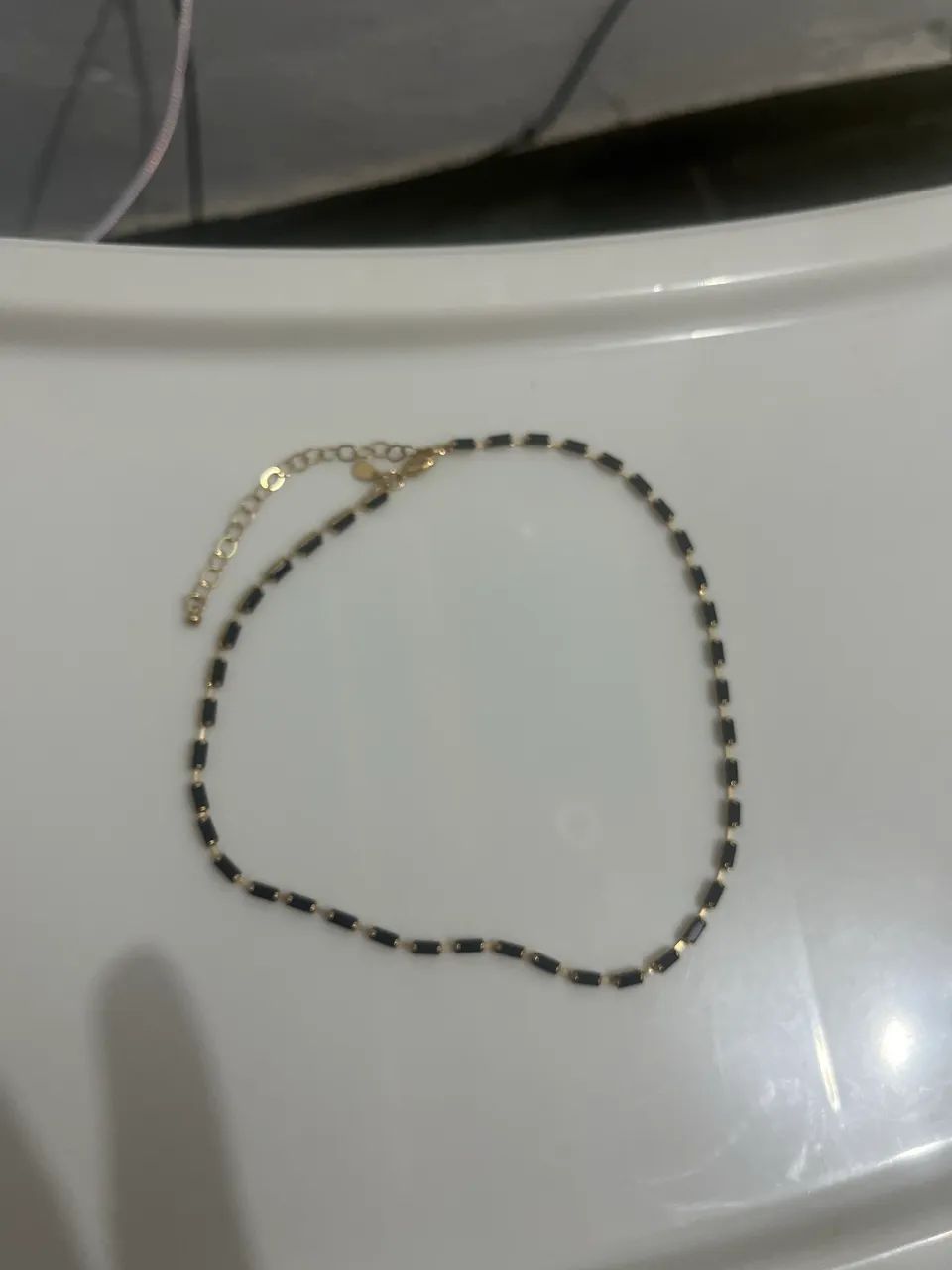 Cordão semi joia preto - Foto 2