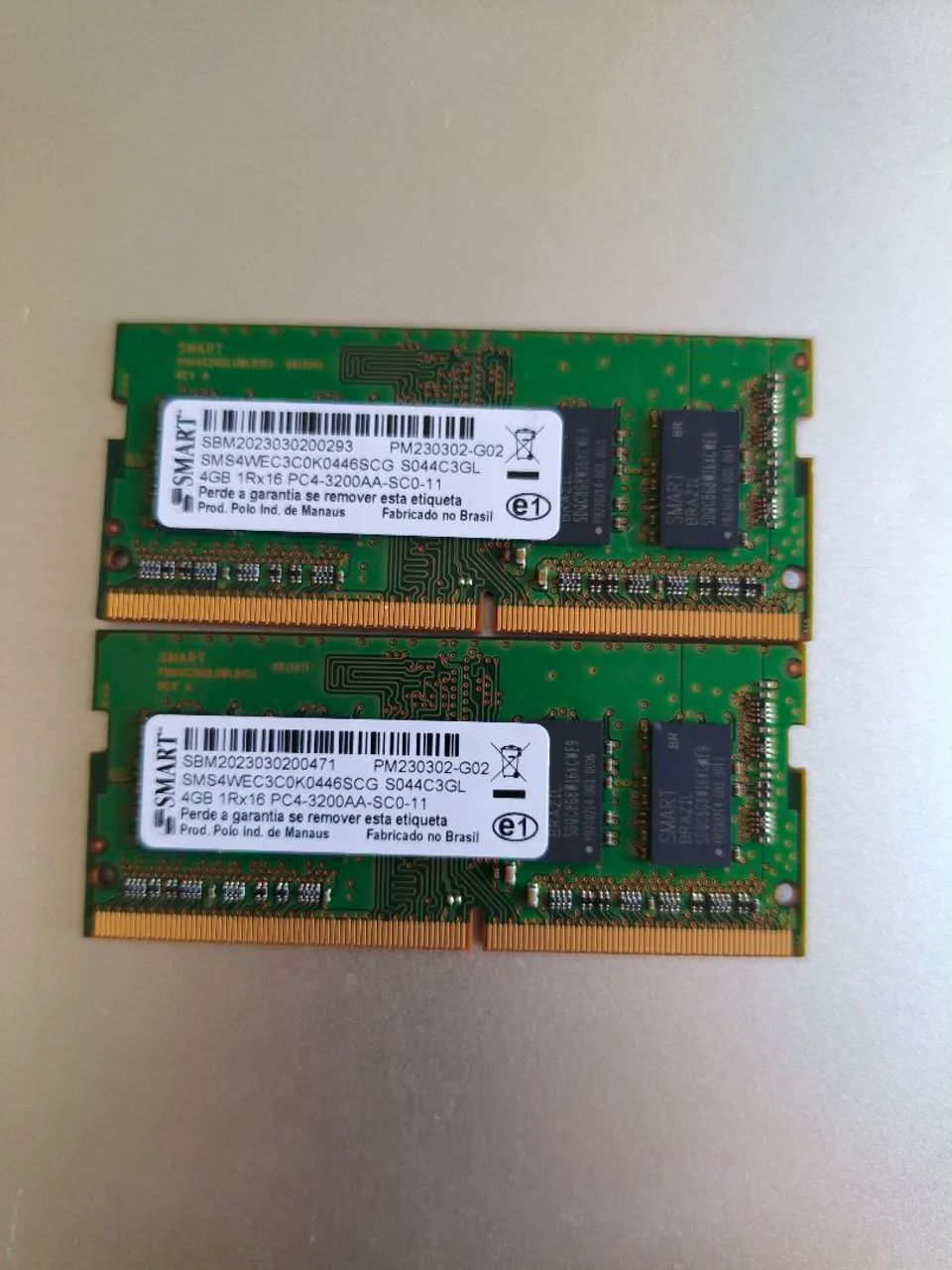 Memória 4G - DDR4 -SODIMM - 3200