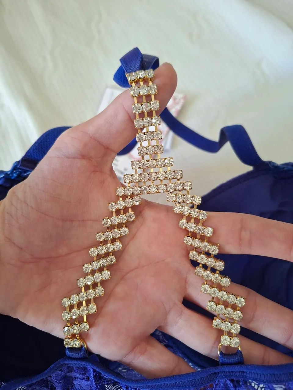 Sutiã Nadador com strass Duzani - Foto 3