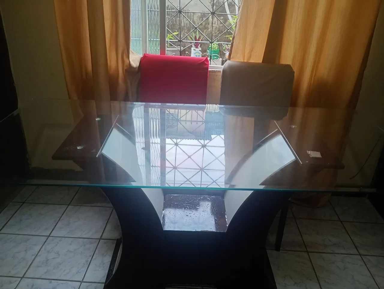 BASE E VIDRO PARA MESA  6 CADEIRAS  - Foto 5
