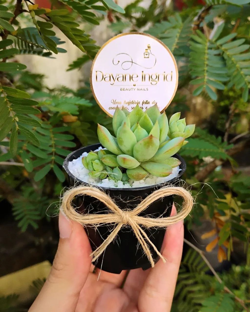 Lembrancinhas personalizadas com cactos e suculentas  - Foto 4