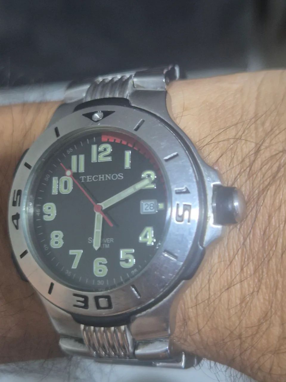 Relógio TECHNOS SKYDIVER 100 METROS   -   TODO REVISADO - Foto 3