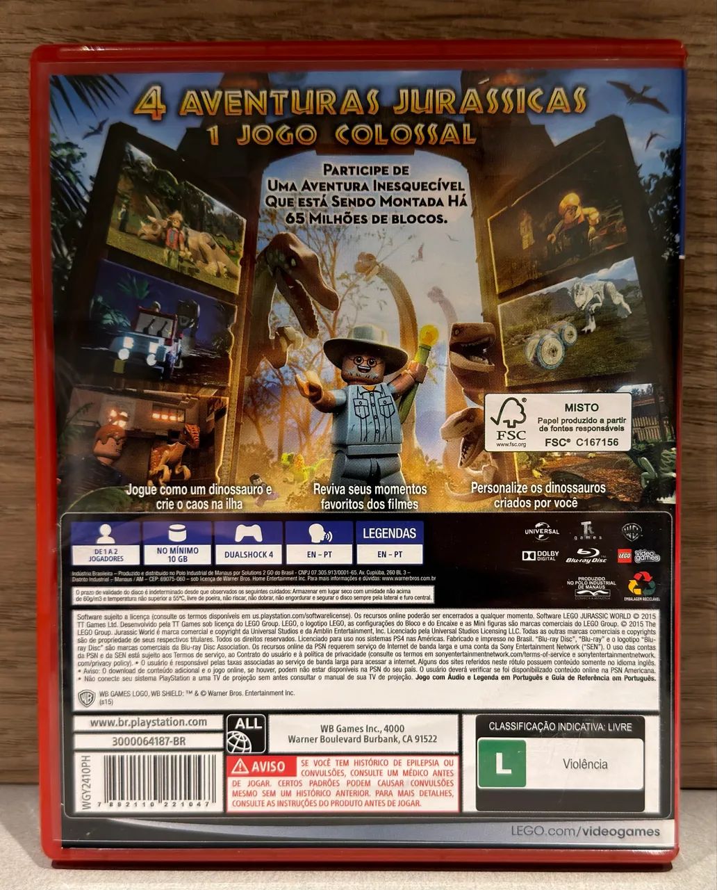 Lego Jurassic World ps4 - Foto 2