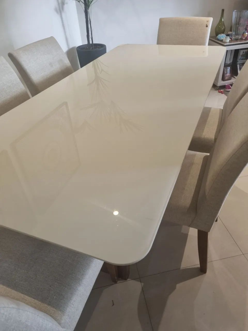 ACEITO CARTÃO!!! Mesa Jantar Retangular para 8 lugares