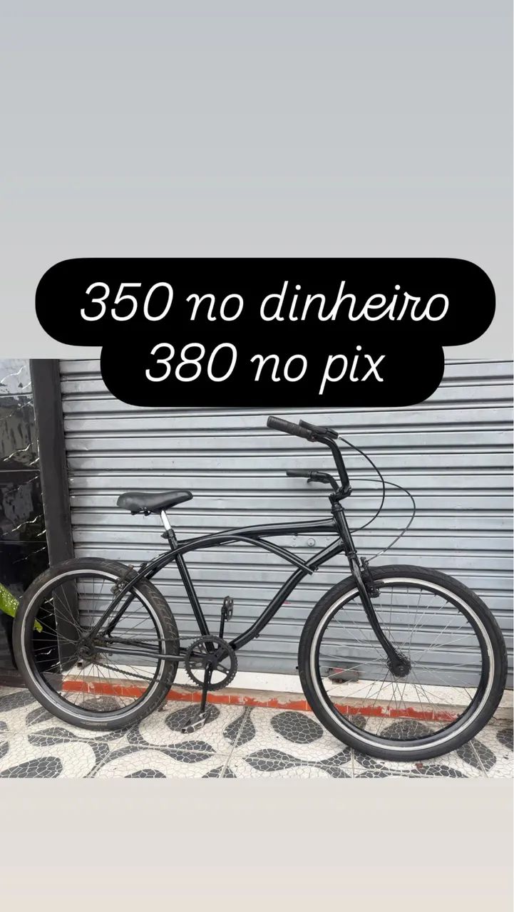 Bicicleta caiçara aro 26 com folhas Vmax revisada com nota 