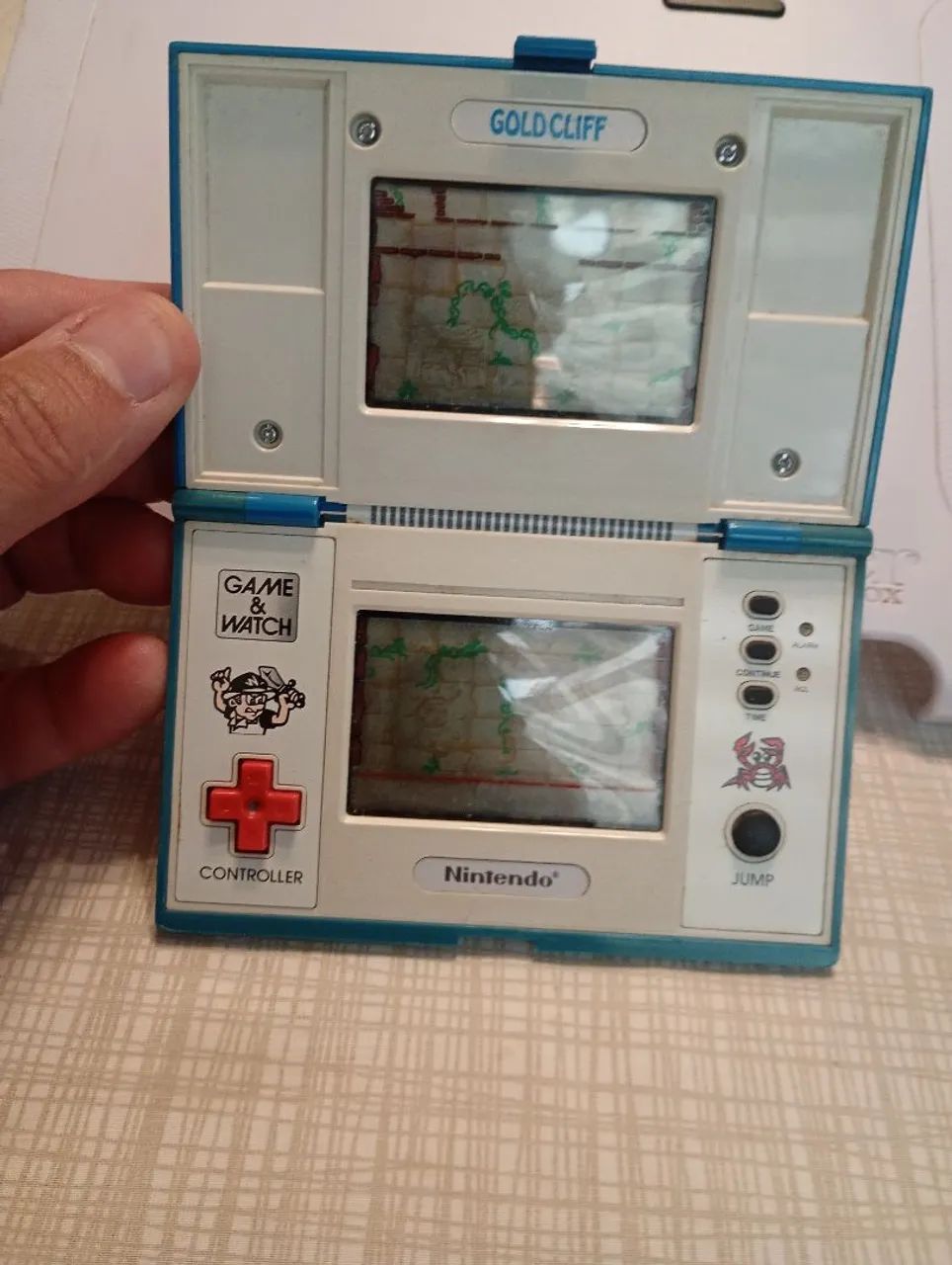 Game Nintendo Watch Multi screen Gold Cliff ano 1988 funcionando