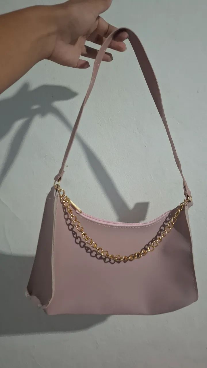 Bolsa rosa claro 