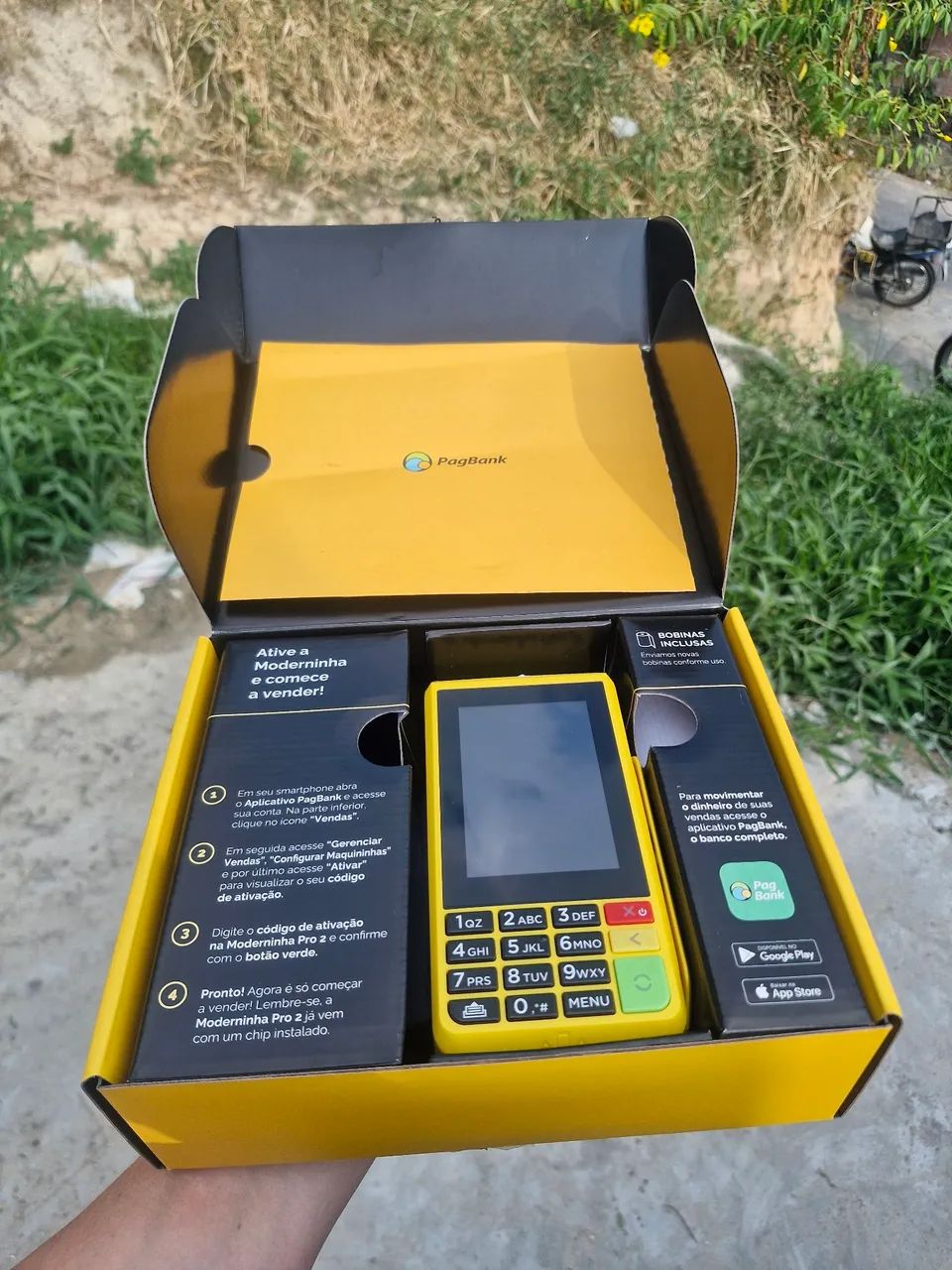 Máquina de cartão Moderninha Pro 2 - Foto 2