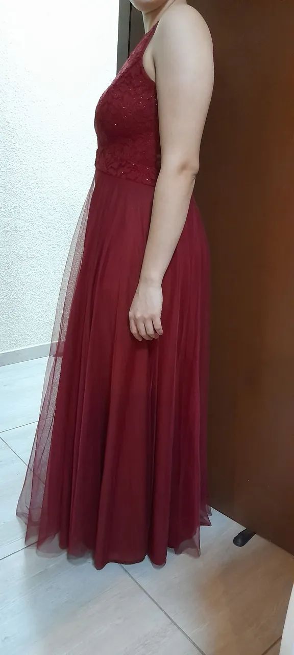 Vestido de festa - marsala  - Foto 2