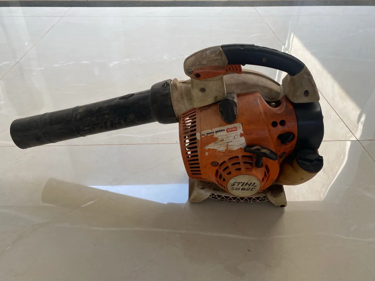 Soprador Stihl 86 com defeito 