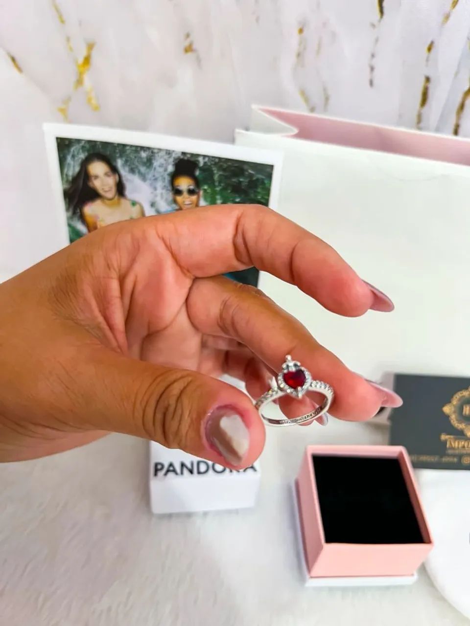 Anel pandora Coração espada disney  - Foto 2