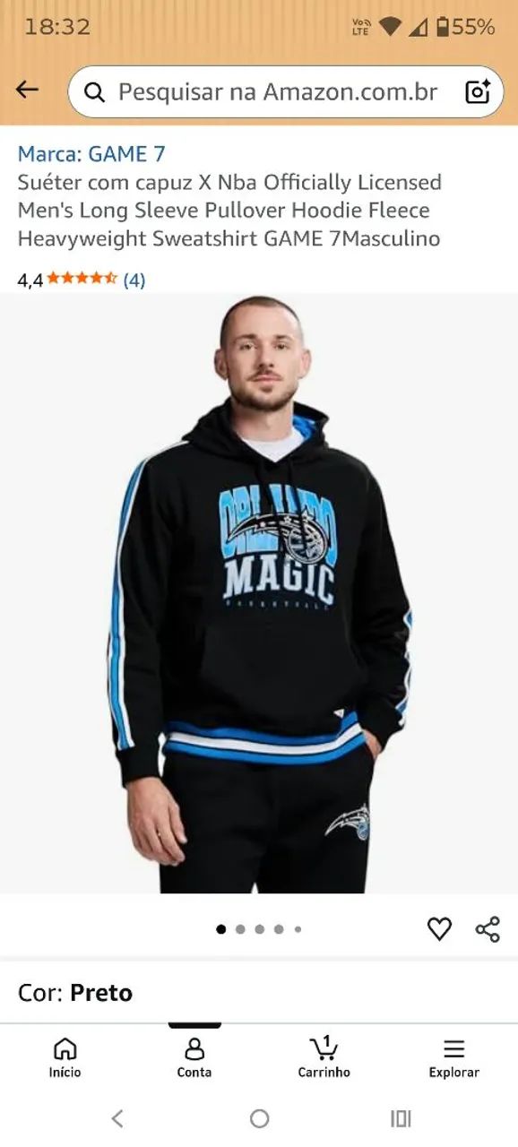 Moletons NBA Oficiais Importado  - Foto 4