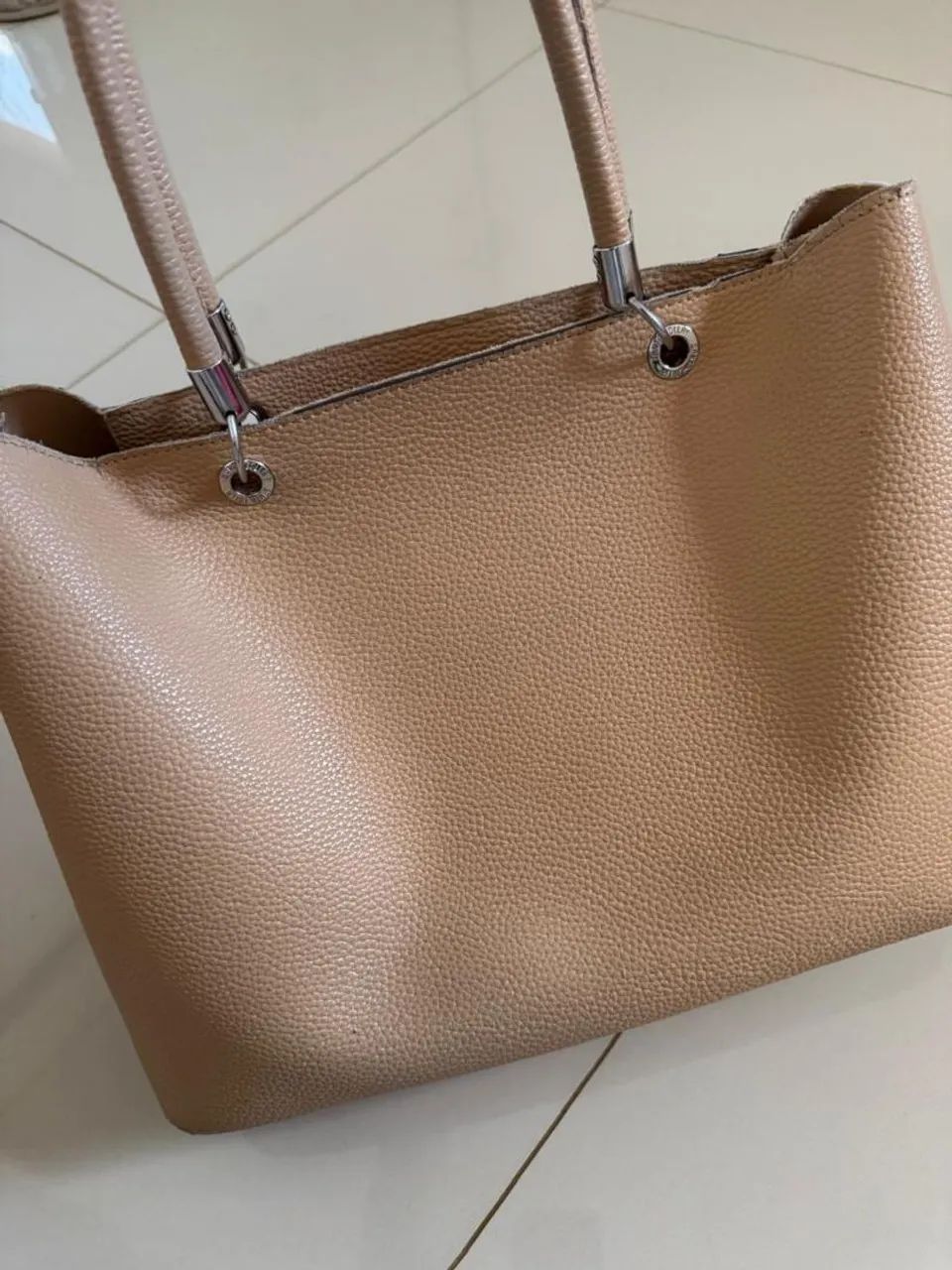 Bolsa bege Santa Lolla - Foto 5