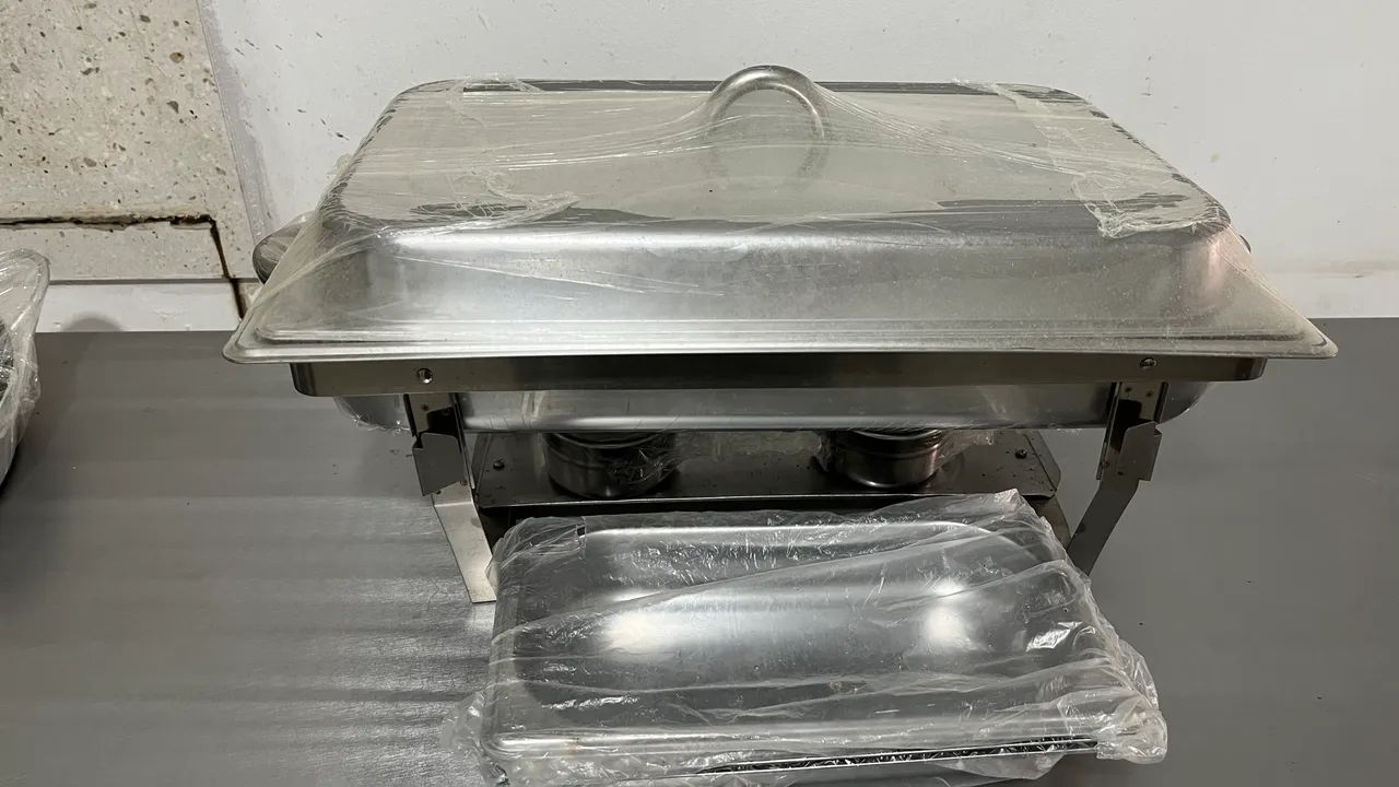 Rechoud retangular inox 11 Lt
