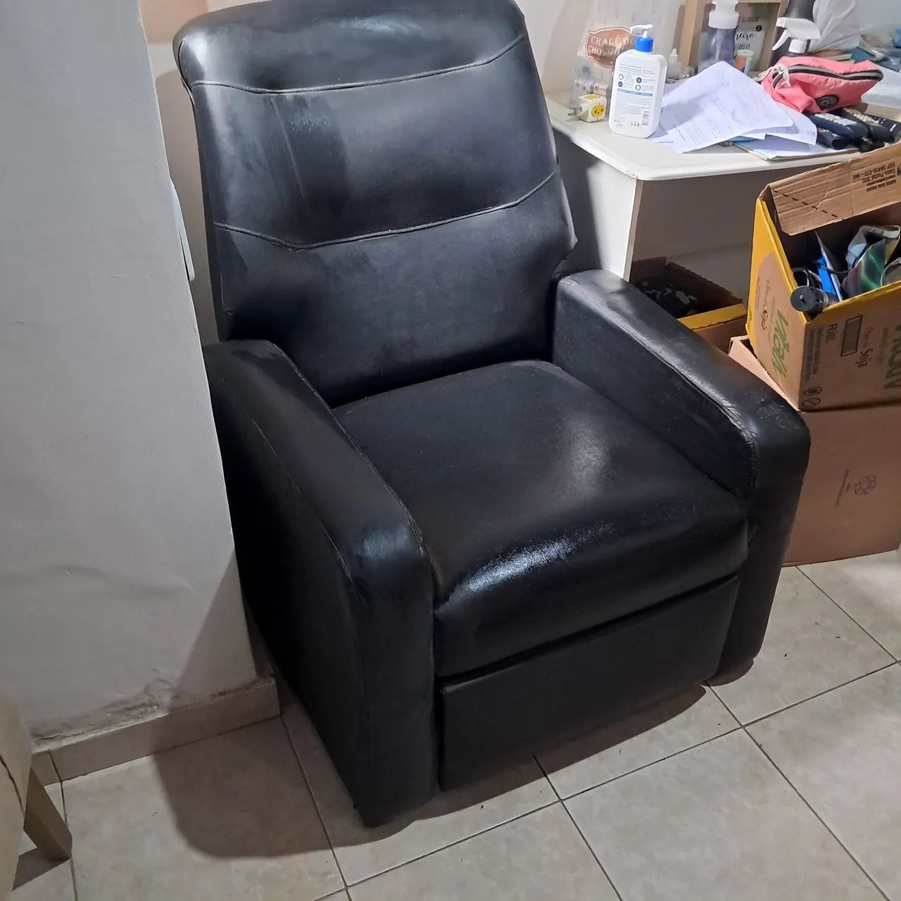 CADEIRA DO PAPAI COM DESCANSO DOS PÉS - Foto 2