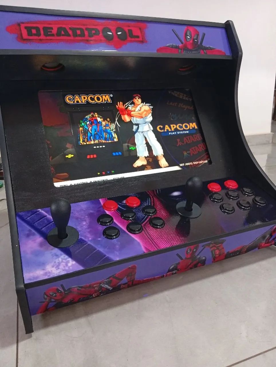 Fliperama Multijogos Bartop - DEADPOOL  - Foto 3