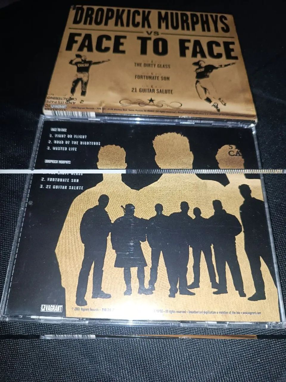 Cd Split Dropkick Murphys Face Tô Face Hardcore Punk - Foto 2