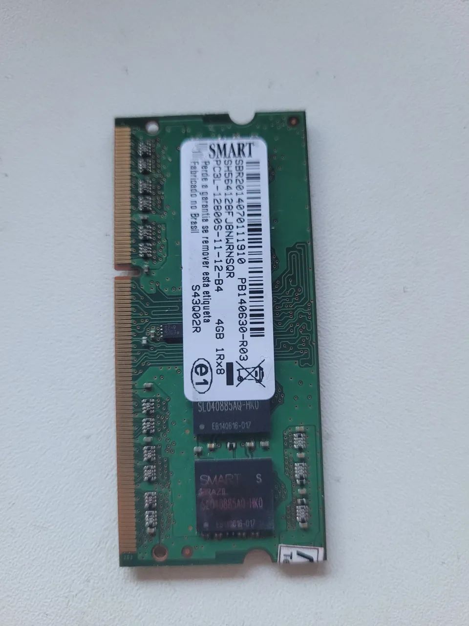Memória RAM DDR3l notebook 4gb