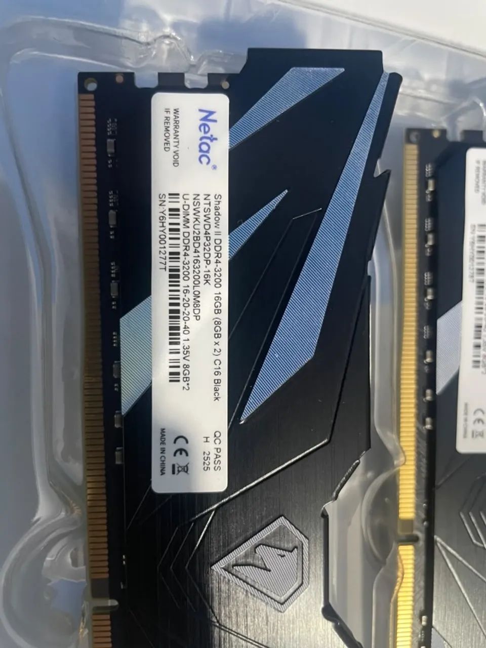 MEMÓRIA RAM NETAC DDR4 (2X8) - SHADOW II - Foto 4