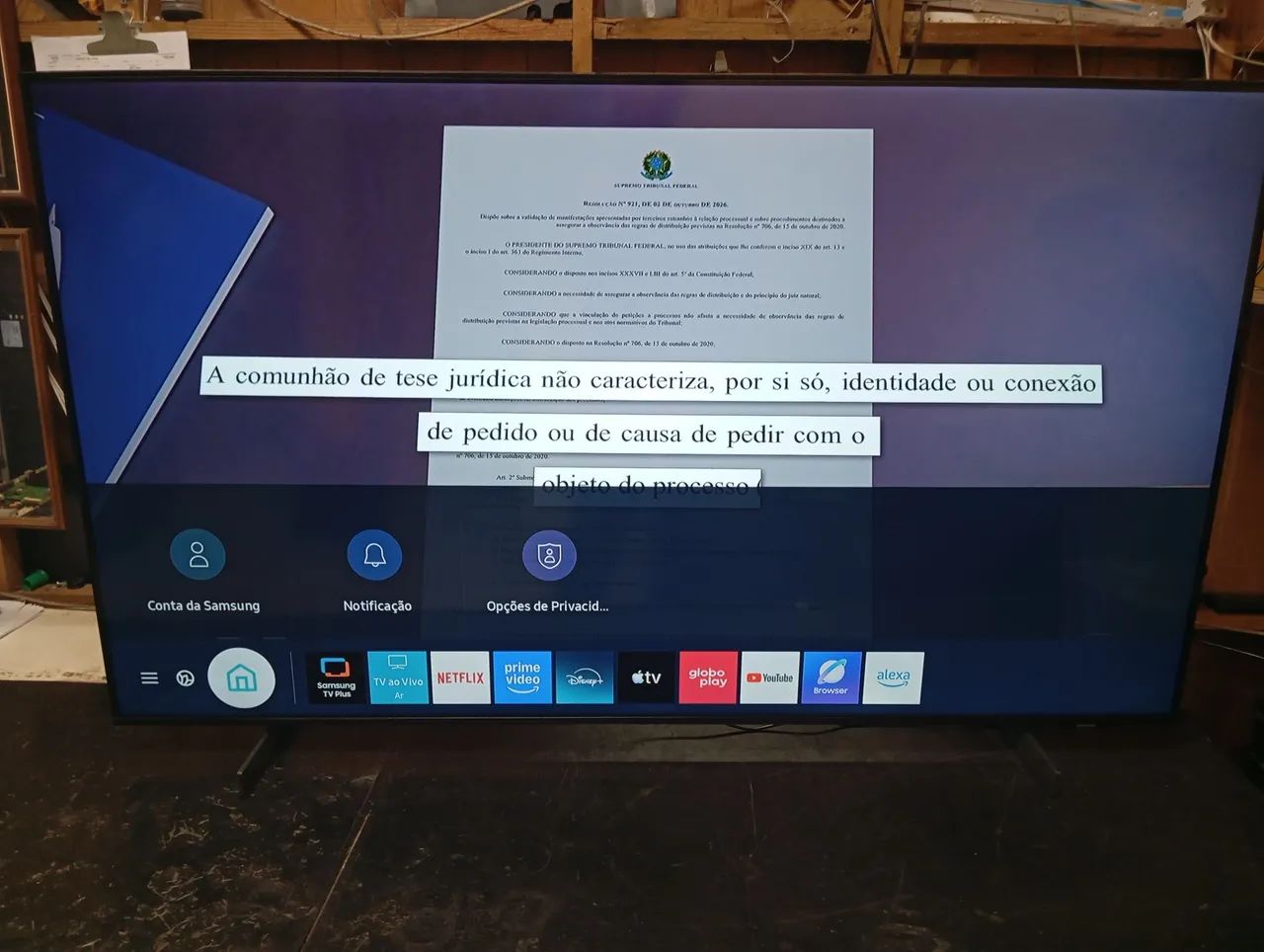 tv 55 polegadas Samsung smart 4k - Foto 4