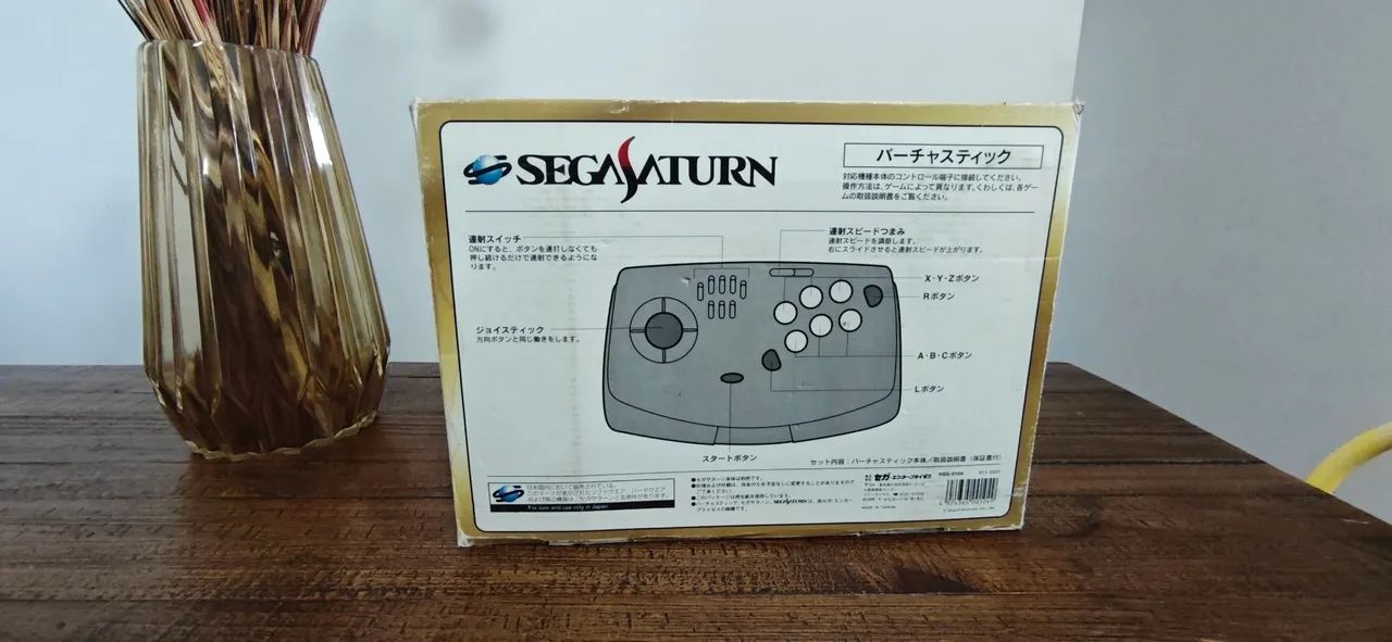 Controle Arcade Sega Saturn - Foto 2