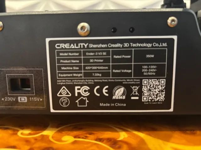 Impressora 3D Creality Ender-3 V3 SE + Filamento - Funcionando perfeitamente! - Foto 5
