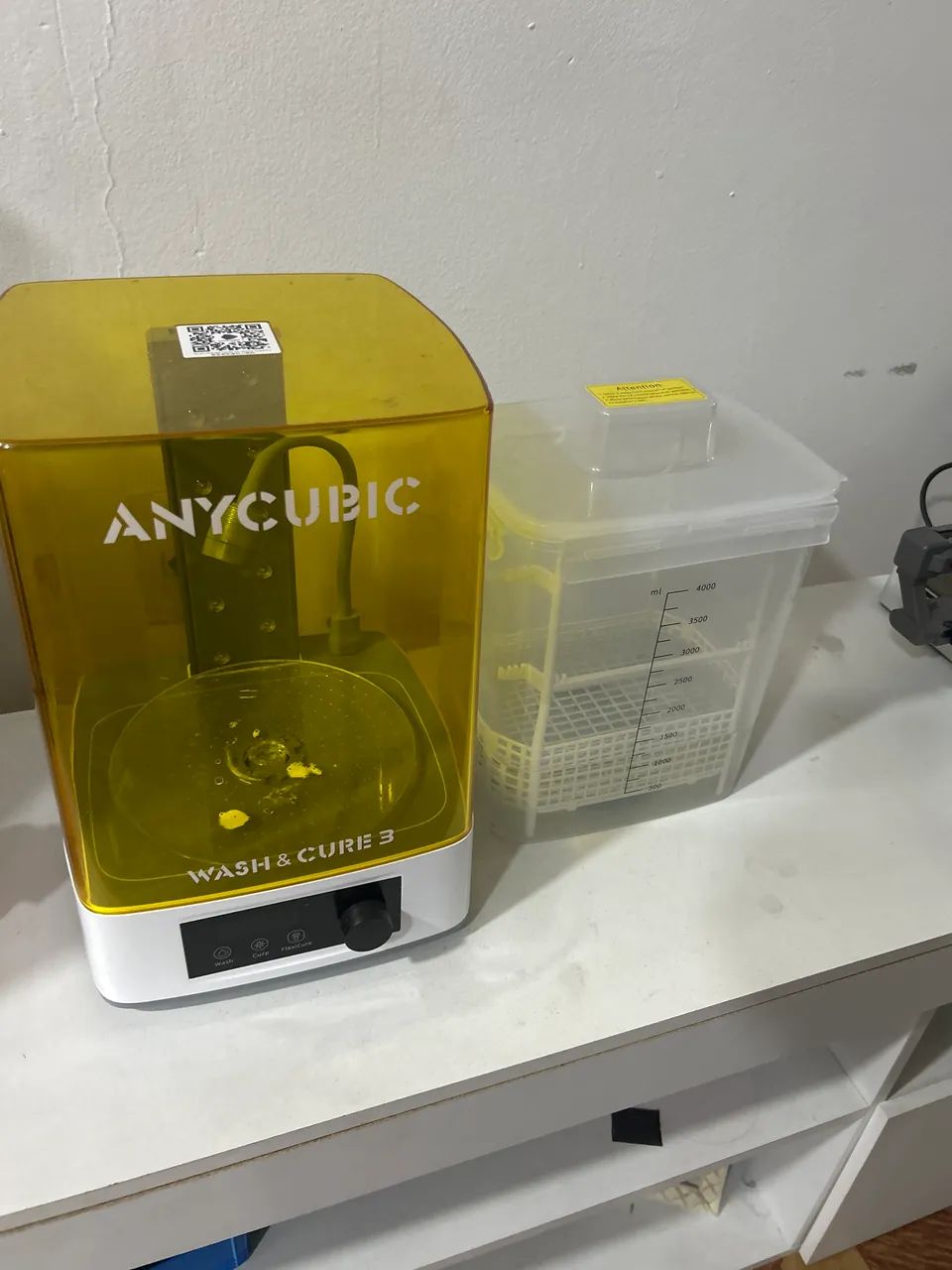 Lava e cura anycubic 