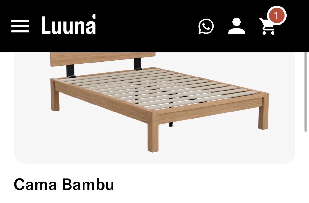 cama luuna bambu casal - Foto 2
