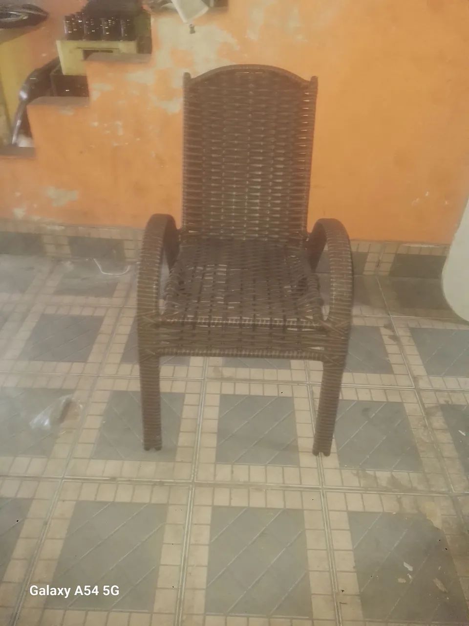 Cadeiras de varanda e piscina