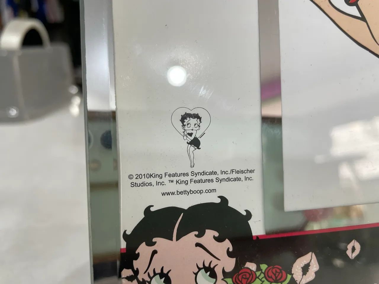 Porta Retrato de Vidro Betty Boop - Decorações Para Casa - Tatuapé