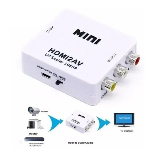 Adaptador para conversão Hdmi para AV Rca - Foto 2