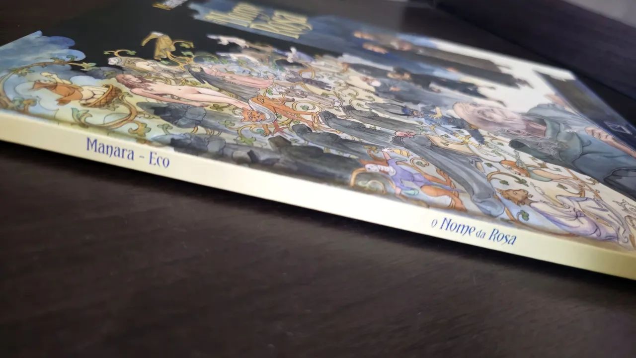 O Nome da Rosa - Milo Manara - HQ Record - Foto 3