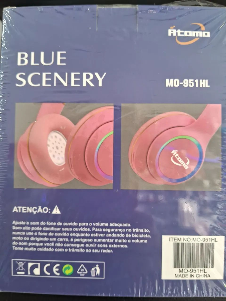Fone de Ouvidos Atomo Blue Scenery - Foto 3