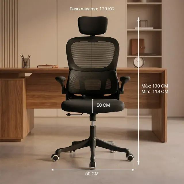 Cadeira Ergonômica de Escritório - Foto 4