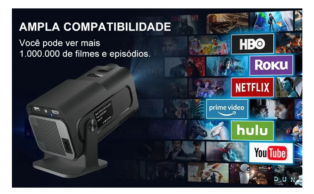 Projetor Magcubic HY320 Full HD Android Wi-Fi (Não é Mini) - Foto 4