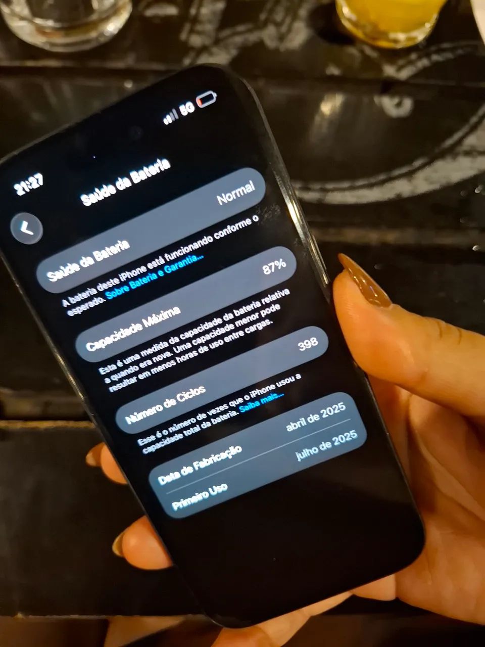 Iphone 15 87% de bateria sem defeitos. - Foto 3