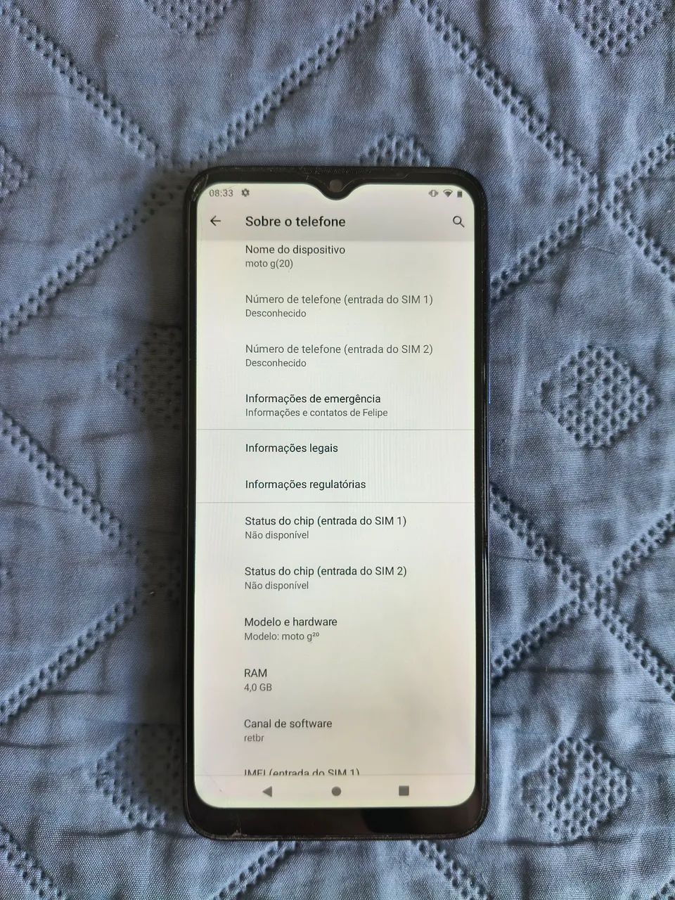 Moto G20 em perfeito estado - Foto 2
