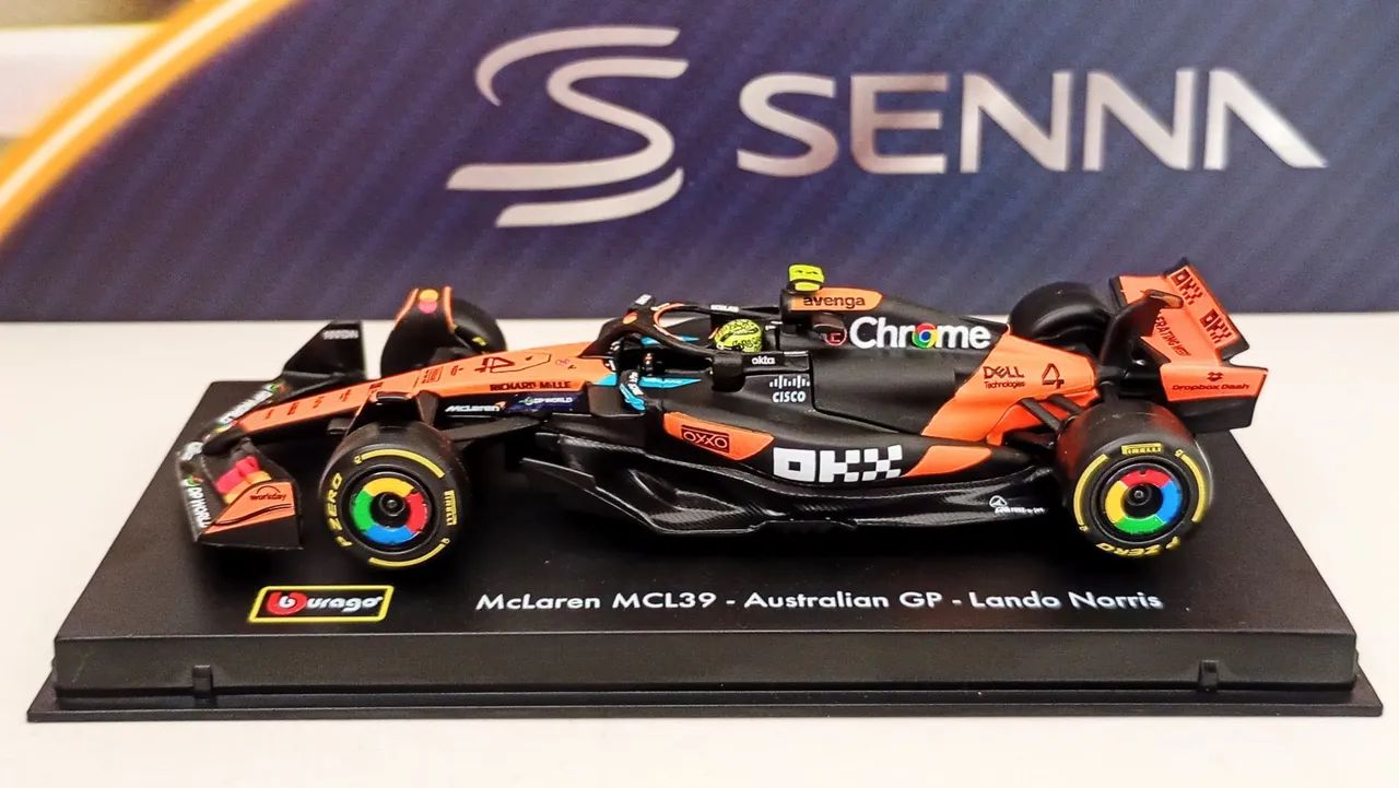 Miniatura Formula 1 Mclaren MCL39 Lando Norris World Champion 2025