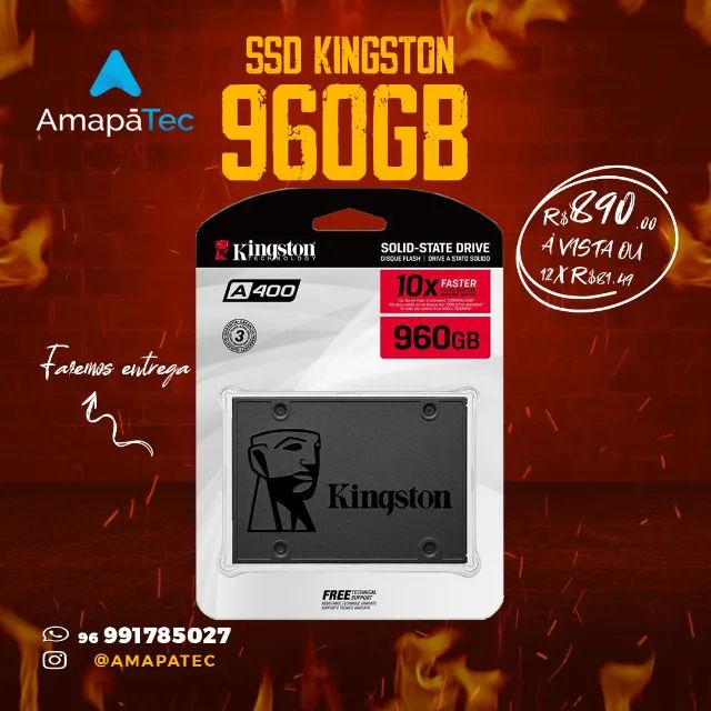 Ssd Kingston 960Gb