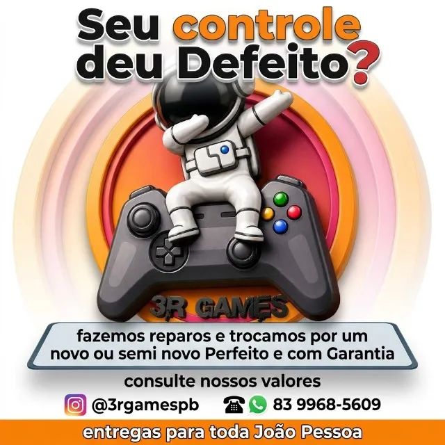 Controle Ps4 Ps5 e XBOX