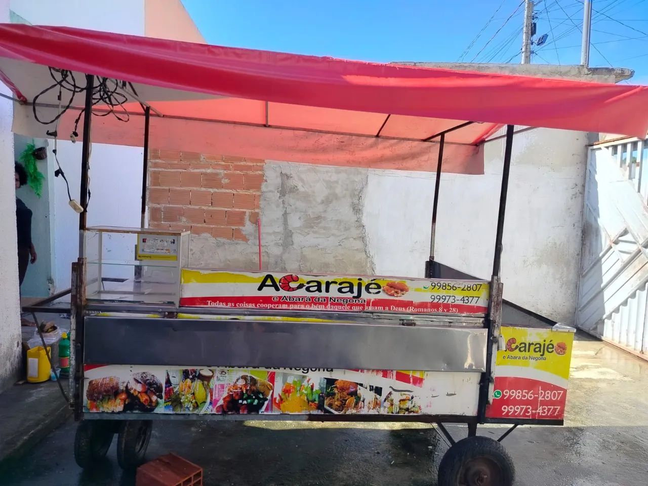 Carrinho de Lanche (Acarajé,Pastel, Batata Frita entre outros)