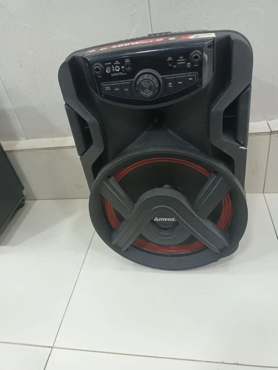 CAIXA DE SOM AMVOX 400W - 300,00