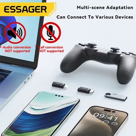 Adaptador Essager pd 20w otg iPhone lightining para Usb tipo C  - Foto 3