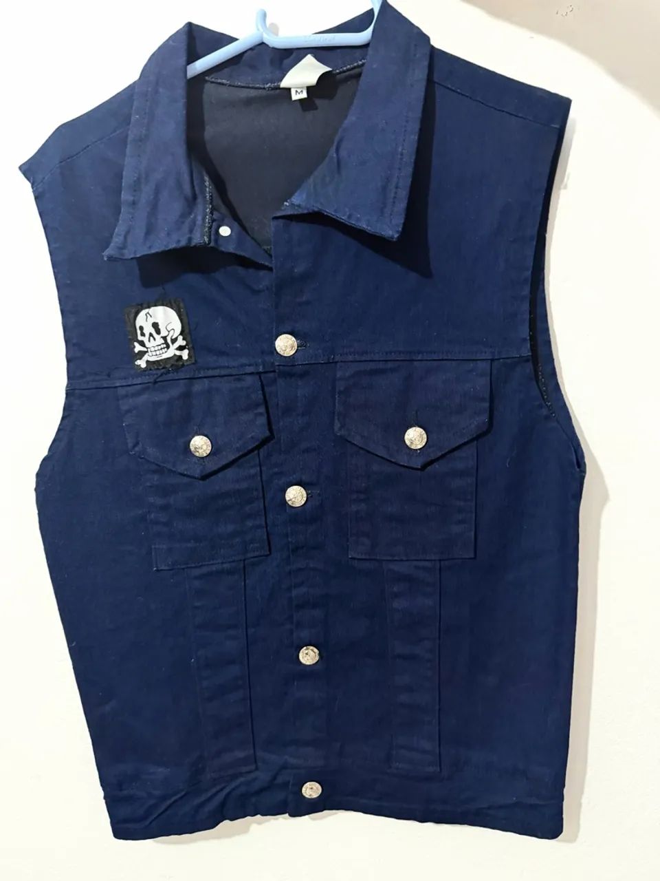 colete little monster azul m