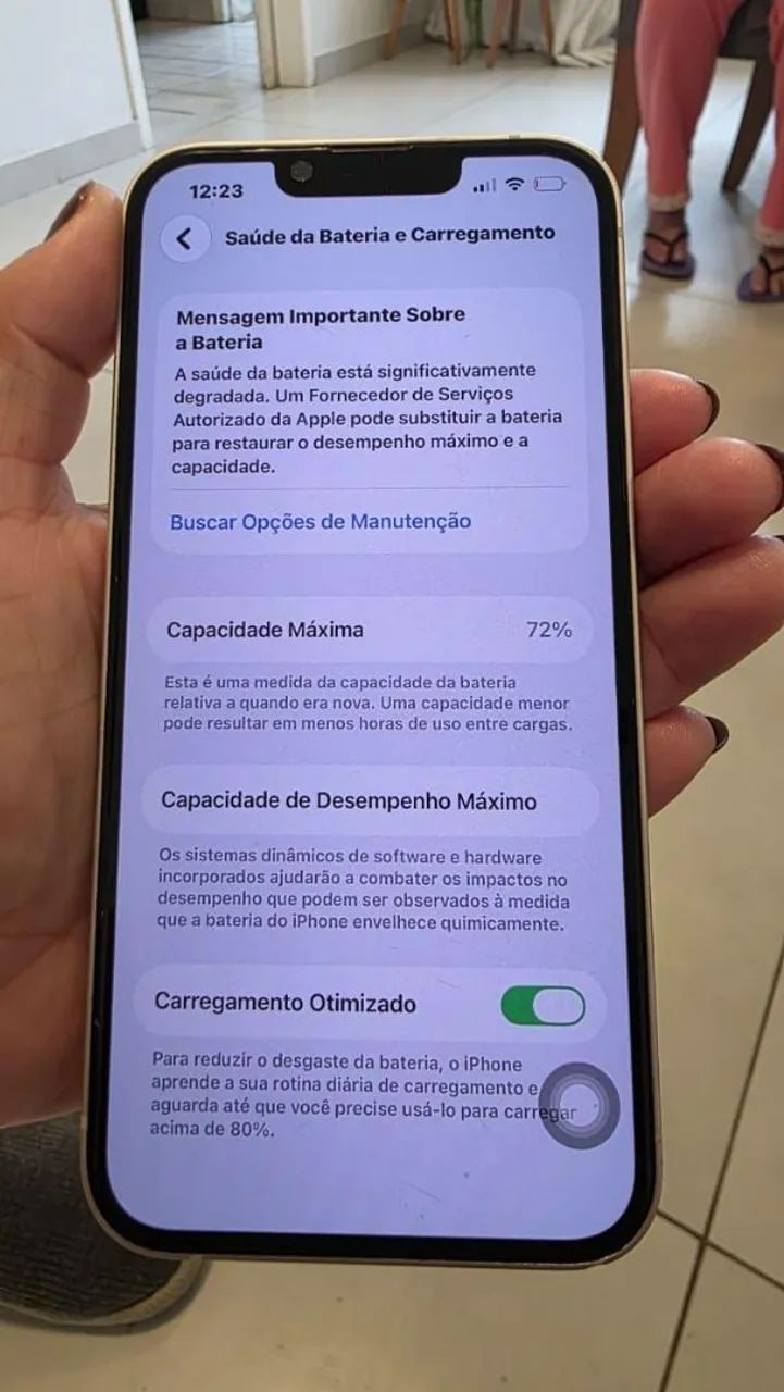 Iphone 13 branco 256gb top - Foto 4