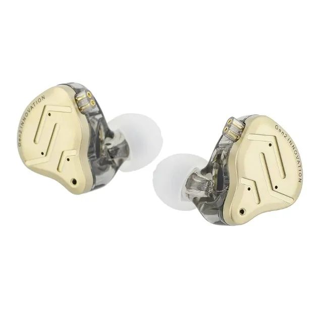 Fone de Ouvido kz Zsn Pro Gold Sem Microfone - Foto 3
