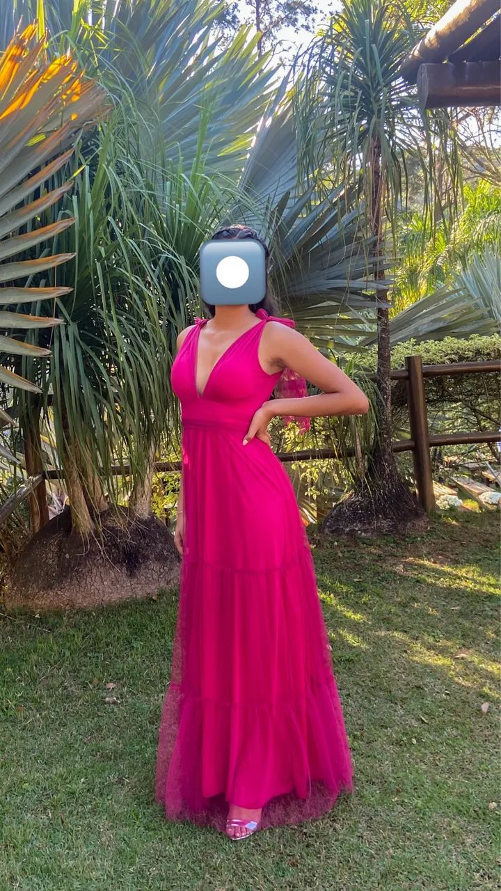 Vendo Vestido Rosa - Tule