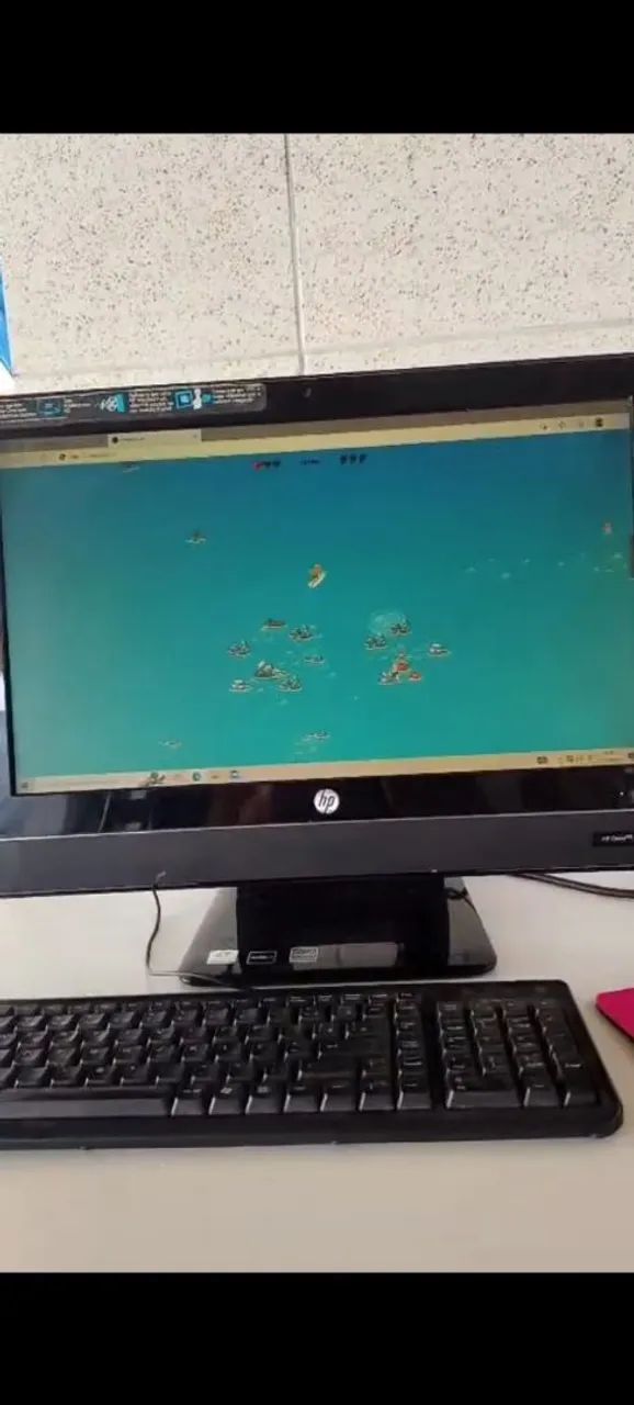 Computador integrado HP em bom estado para uso 